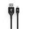 Кабель HP USB - Lightning (M/M), 2 м, чорний (DHC-MF100-2M)