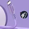 Кабель ColorWay USB - micro USB (M/M), soft silicone, 2.4 А, 1 м, Purple (CW-CBUM044-PU)