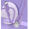 Кабель ColorWay USB - micro USB (M/M), soft silicone, 2.4 А, 1 м, Purple (CW-CBUM044-PU)