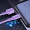 Кабель ColorWay USB - micro USB (M/M), soft silicone, 2.4 А, 1 м, Purple (CW-CBUM044-PU)