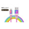 Кабель REAL-EL USB - Lightning (M/M), 1 м, Rainbow (EL123500051)