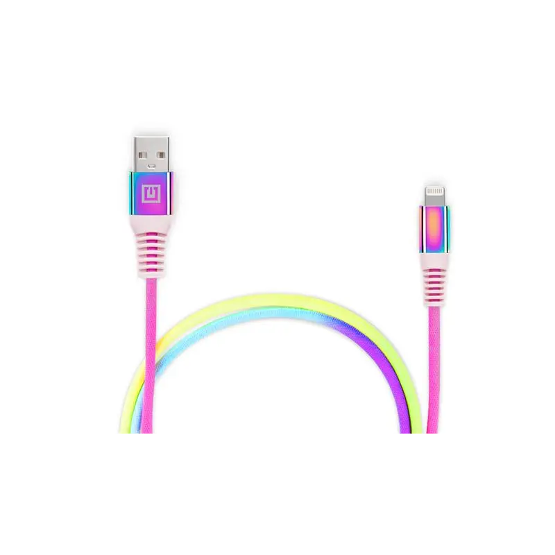 Кабель REAL-EL USB - Lightning (M/M), 1 м, Rainbow (EL123500051) Кабель REAL-EL USB - Lightning (M/M), 1 м, Rainbow (EL123500051)