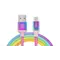 Кабель REAL-EL Premium USB - USB Type-C (M/M), 1 м, Rainbow (EL123500050)