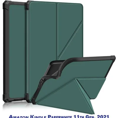 Чохол-книжка BeCover Ultra Slim Origami для Amazon Kindle Paperwhite 11th Gen. 2021 Dark Green (707220)