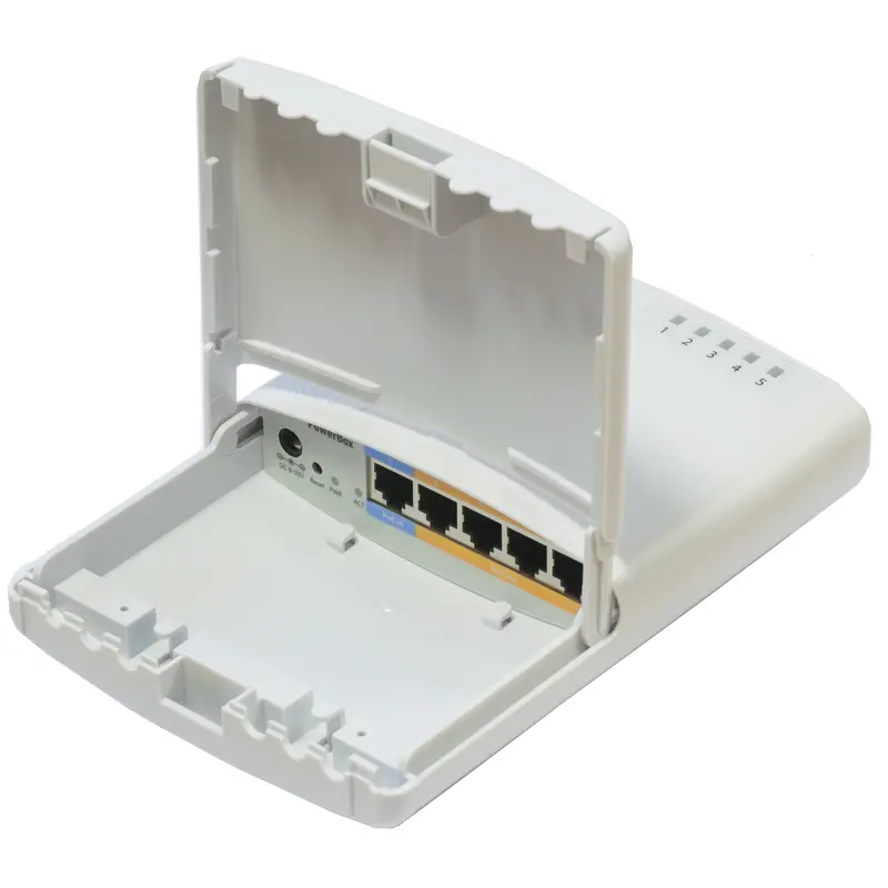 Маршрутизатор MIKROTIK PowerBox (RB750P-PBr2) Маршрутизатор MIKROTIK PowerBox (RB750P-PBr2)