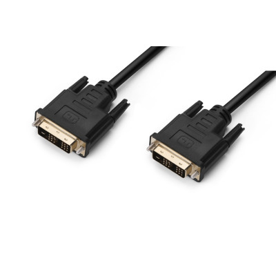 Кабель Prologix DVI - DVI (M/M), Single link,18+1, 3 м, Black (PR-DVI-DVI-P-05-28-3m)