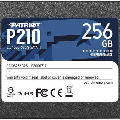 Накопичувач SSD 256GB Patriot P210 2.5" SATAIII TLC (P210S256G25)