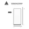 Захисне скло Armorstandart Pro для Samsung Galaxy A53 SM-A535 Black, 0.33mm (ARM60939)