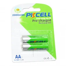Акумулятор PKCELL Ni-MH AA/HR06 2000 mAh BL 2шт (PC/AA2000-2BA/09327)