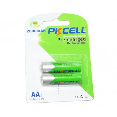 Акумулятор PKCELL Ni-MH AA/HR06 2000 mAh BL 2шт (PC/AA2000-2BA/09327) Акумулятор PKCELL Ni-MH AA/HR06 2000 mAh BL 2шт (PC/AA2000-2BA/09327)