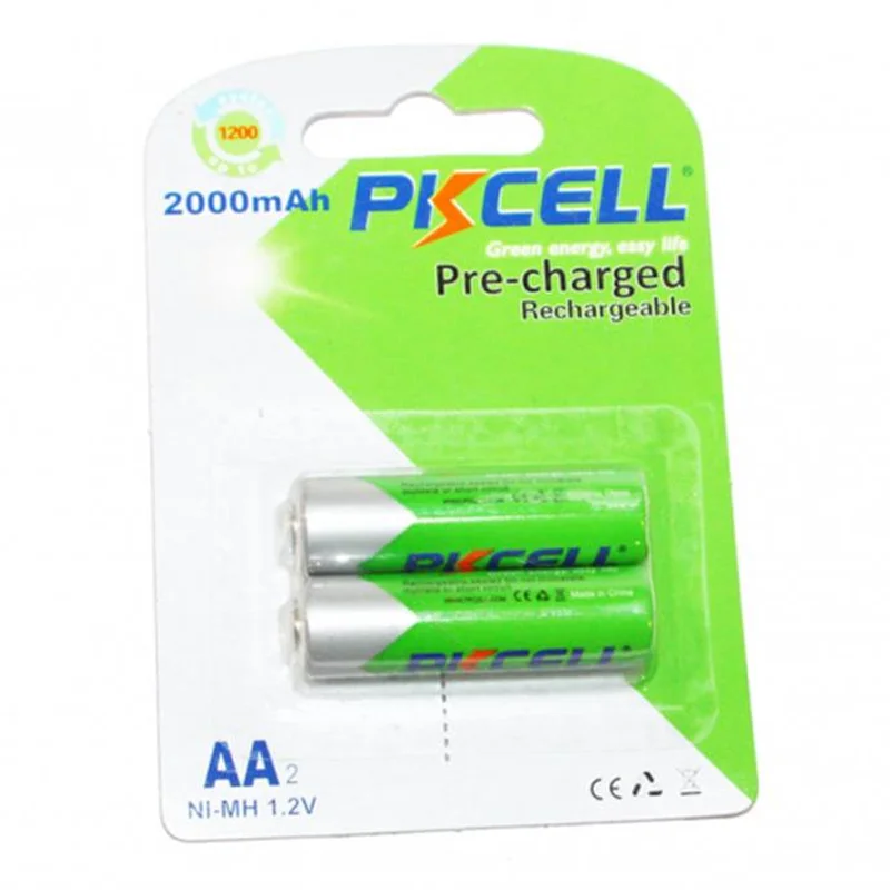 Акумулятор PKCELL Ni-MH AA/HR06 2000 mAh BL 2шт (PC/AA2000-2BA/09327)