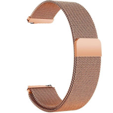 Ремінець BeCover Milanese Style для Xiaomi Amazfit Bip (20mm) Lite/Bip S Lite/GTR 42mm/GTS/TicWatch S2/TicWatch E/GTS 3/GTS 2 mini Rose Gold (707684)