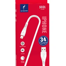 Кабель SkyDolphin S02L USB - Lightning (M/M), 1 м, White (USB-000586)