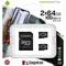 Карта пам`яті MicroSDXC 2x64GB UHS-I Class 10 Kingston Canvas Select Plus R100MB/s + SD-адаптер (SDCS2/64GB-2P1A)