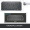 Клавіатура бездротова Logitech MX Keys Mini Wireless Illuminated Graphite (920-010498)