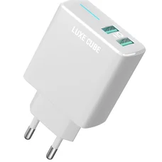 Зарядний пристрій Luxe Cube 2USB 12W Smart White (4826986900792)