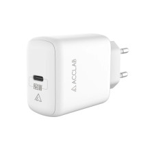 Зарядний пристрій AccLab AL-TC125 1хType-C 5В/3A/25W QC/PD 3.0 White (1283126538841)