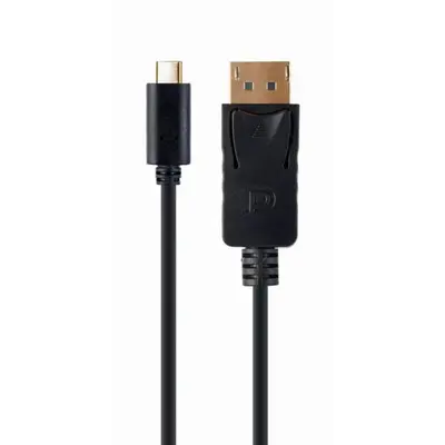 Кабель Cablexpert USB Type-C - DisplayPort (M/M), 2 м, чорний (A-CM-DPM-01) Кабель Cablexpert USB Type-C - DisplayPort (M/M), 2 м, чорний (A-CM-DPM-01)