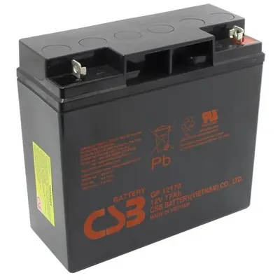 Акумуляторна батарея CSB 12V 17AH (GP12170B1/11644) AGM Акумуляторна батарея CSB 12V 17AH (GP12170B1/11644) AGM