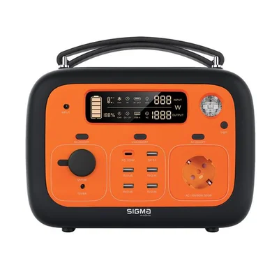Зарядна станція Sigma mobile X-Power SI140APS Black-Orange (4827798424520)