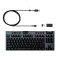 Клавiатура бездротова Logitech G915 TKL Lightspeed Wireless RGB Mechanical Carbon Clicky Switch (920-009537)