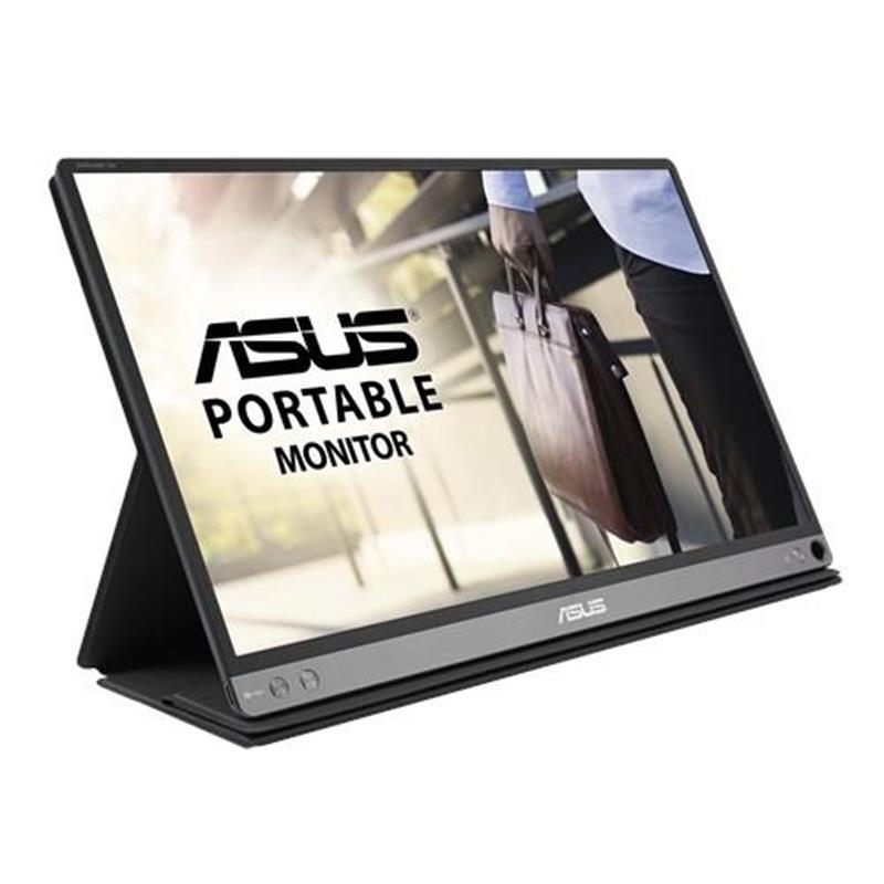 Монiтор портативний Asus 15.6" MB16AP (90LM0381-B02170) IPS Dark Gray