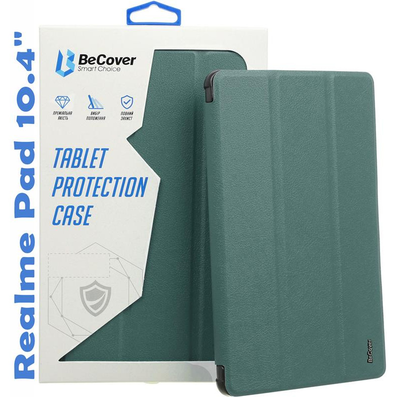 Чохол-книжка BeCover Smart для Realme Pad 10.4" Dark Green (708266)