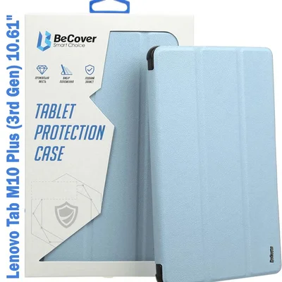 Чохол-книжка BeCover Soft Edge для Lenovo Tab M10 Plus TB-125F (3rd Gen)/K10 Pro TB-226 10.61" Light Blue (708370)