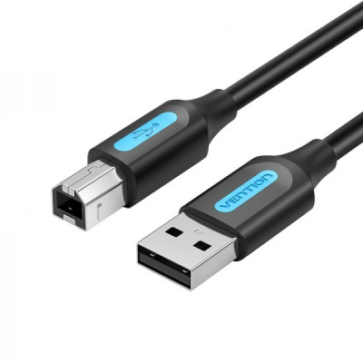 Кабель для принтера Vention USB - USB Type-B (M/M), 1.5 м, Black (COQBG)