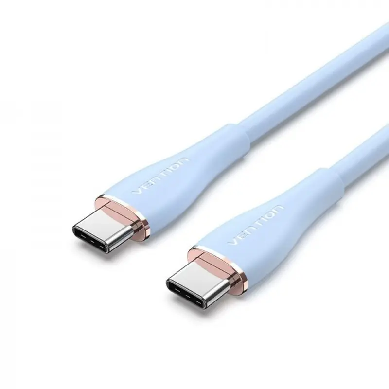 Кабель Vention USB Type-C - USB Type-C (M/M), 1 м, Blue (TAWSF) Кабель Vention USB Type-C - USB Type-C (M/M), 1 м, Blue (TAWSF)