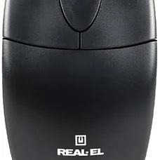 Миша REAL-EL RM-220 Black (EL123200026)