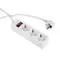 Фільтр живлення ProLogix (PRS-P3CU-45W) 3x1.0мм2 мідь, 3 розетки, 4.5 м, білий