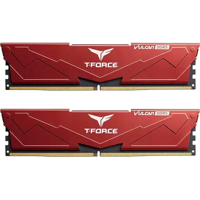 Модуль пам`ятi DDR5 2x16GB/6000 Team T-Force Vulcan Red (FLRD532G6000HC38ADC01) Модуль пам`ятi DDR5 2x16GB/6000 Team T-Force Vulcan Red (FLRD532G6000HC38ADC01)