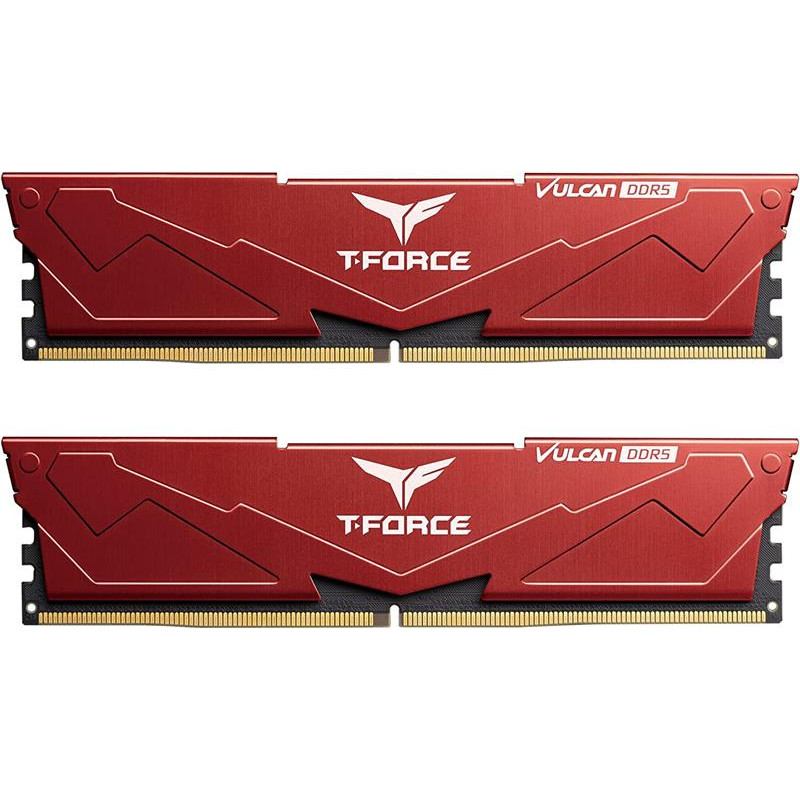 Модуль пам`ятi DDR5 2x16GB/6000 Team T-Force Vulcan Red (FLRD532G6000HC38ADC01)