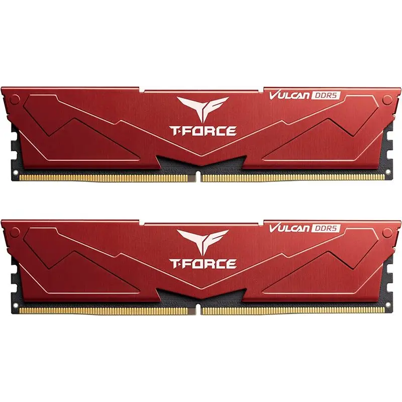 Модуль пам`ятi DDR5 2x16GB/6000 Team T-Force Vulcan Red (FLRD532G6000HC38ADC01)