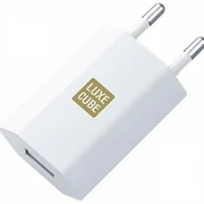 Зарядний пристрій Luxe Cube 1USB 1A White (7775557575181)