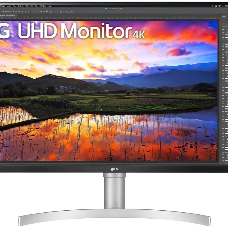 Монiтор LG 31.5" 32UN650-W IPS Silver