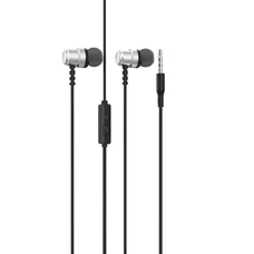 Гарнітура SkyDolphin SR28 Metal with mic Silver (HF-000473)