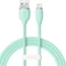 Кабель Baseus Jelly Liquid Silica Gel USB - Lightning (M/M), 2.4 A, 2 м, Green (CAGD000106)