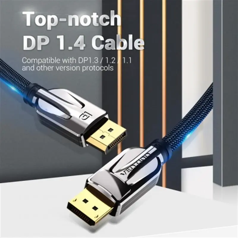 Кабель Vention DisplayPort - DisplayPort V1.4 (M/M), 1 м, Black (HCABF) Кабель Vention DisplayPort - DisplayPort V1.4 (M/M), 1 м, Black (HCABF)