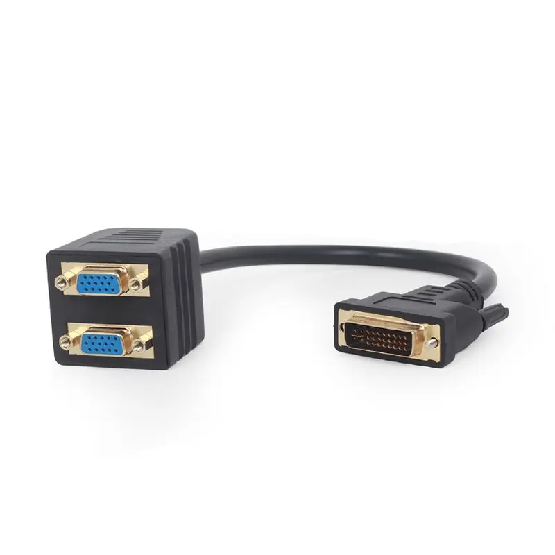 Розгалужувач Cablexpert DVI - 2хVGA (M/F), 0.3 м, Black (A-DVI-2VGA-01) Розгалужувач Cablexpert DVI - 2хVGA (M/F), 0.3 м, Black (A-DVI-2VGA-01)