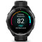 Смарт-годинник Garmin Forerunner 965 Carbon Gray DLC Titanium Bezel with Black Case and Black/Powder Gray Silicone Band (010-02809-80)