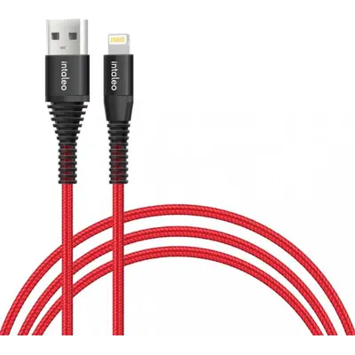 Кабель Intaleo CBRNYL1 USB - Lightning (M/M), 1.2 м, Red (1283126559471)