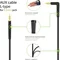 Аудіо-кабель Intaleo CBFLEXAL 3.5 мм - 3.5 мм (M/M), 1.2 м, L-type Black (1283126559594)