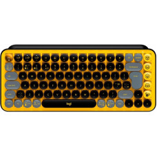 Клавiатура бездротова Logitech Pop Wireless Blast Yellow (920-010735)