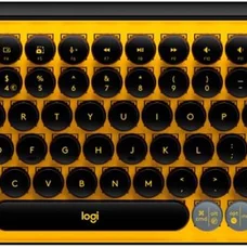 Клавiатура бездротова Logitech Pop Wireless Blast Yellow (920-010735)