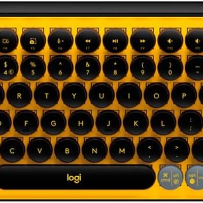 Клавiатура бездротова Logitech Pop Wireless Blast Yellow (920-010735)