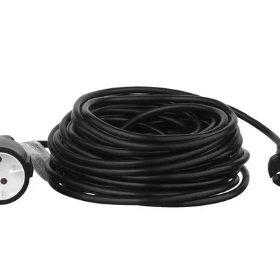Мережевий подовжувач 2E 1XCEE7/17, 2G*1.0мм, 15м, black (2E-PC210M15)