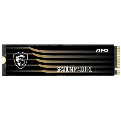 Накопичувач SSD 2TB MSI Spatium M480 Pro M.2 2280 PCIe 4.0 x4 NVMe 3D NAND TLC (S78-440Q600-P83)