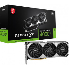 Відеокарта GF RTX 4060 Ti 8GB GDDR6 Ventus 3X OC MSI (GeForce RTX 4060 Ti VENTUS 3X 8G OC)